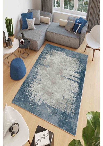 Halı Dekoratif Özel Tasarım Modern İnce Yıkanabilir 800 Gr /M2 Kaymaz Taban Trend Halı