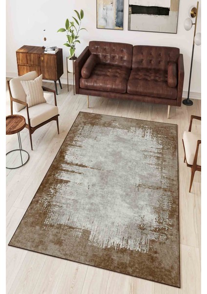 Halı Dekoratif Özel Tasarım Modern İnce Yıkanabilir 800 Gr /M2 Kaymaz Taban Trend Halı