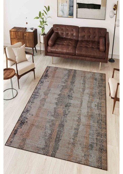 Halı Dekoratif Özel Tasarım Modern İnce Yıkanabilir 800 Gr /M2 Kaymaz Taban Trend Halı