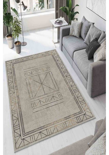 Halı Dekoratif Özel Tasarım Modern İnce Yıkanabilir 800 Gr /M2 Kaymaz Taban Trend Halı
