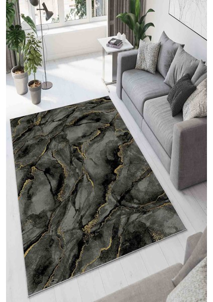 Halı Dekoratif Özel Tasarım Modern İnce Yıkanabilir 800 Gr /M2 Kaymaz Taban Trend Halı