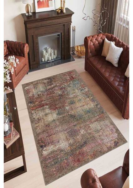 Halı Dekoratif Özel Tasarım Modern İnce Yıkanabilir 800 Gr /M2 Kaymaz Taban Trend Halı