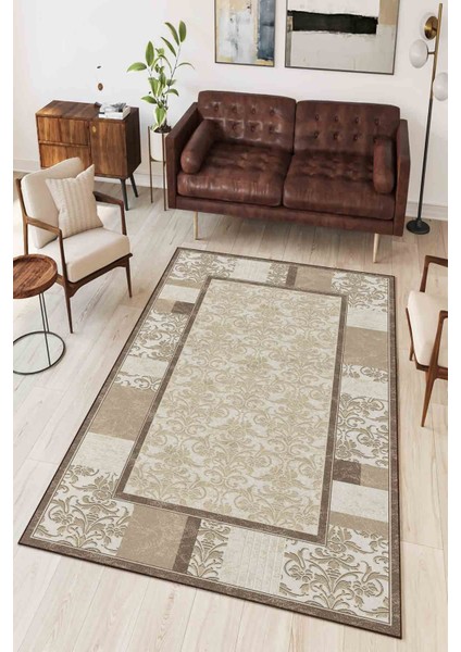 Halı Dekoratif Özel Tasarım Modern İnce Yıkanabilir 800 Gr /M2 Kaymaz Taban Trend Halı