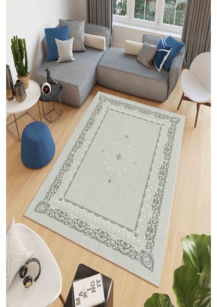 Halı Dekoratif Özel Tasarım Modern İnce Yıkanabilir 800 Gr /M2 Kaymaz Taban Trend Halı