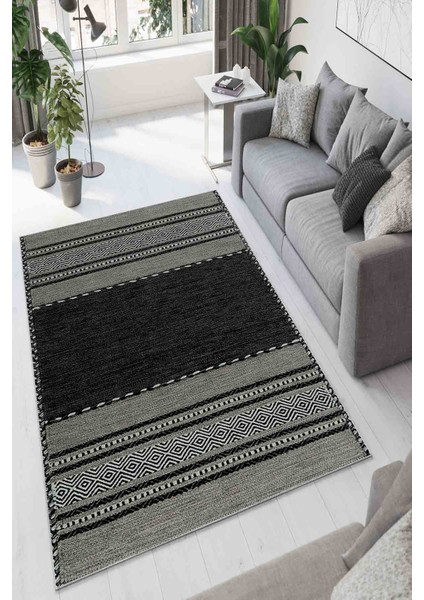 Halı Dekoratif Özel Tasarım Modern İnce Yıkanabilir 800 Gr /M2 Kaymaz Taban Trend Halı
