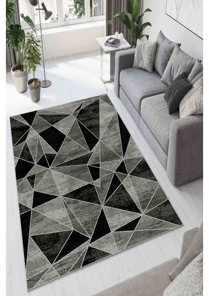 Halı Dekoratif Özel Tasarım Modern İnce Yıkanabilir 800 Gr /M2 Kaymaz Taban Trend Halı