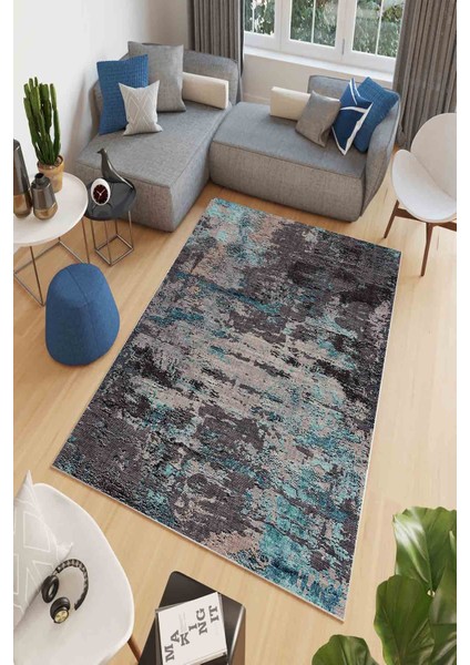 Halı Dekoratif Özel Tasarım Modern İnce Yıkanabilir 800 Gr /M2 Kaymaz Taban Trend Halı