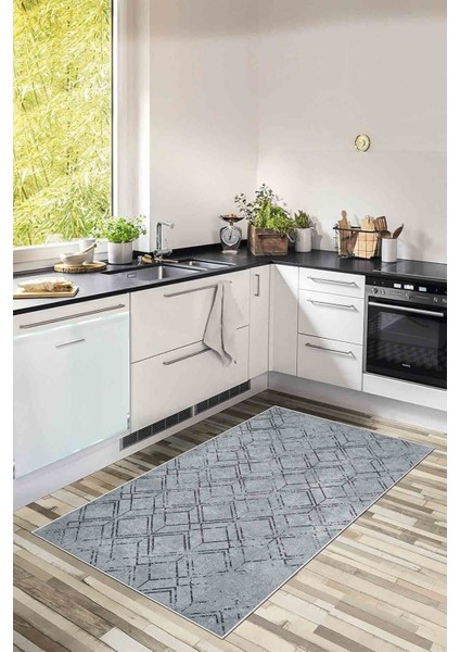 Halı Dekoratif Özel Tasarım Modern İnce Yıkanabilir 800 Gr /M2 Kaymaz Taban Trend Halı