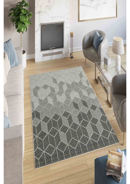 Halı Dekoratif Özel Tasarım Modern İnce Yıkanabilir 800 Gr /M2 Kaymaz Taban Trend Halı