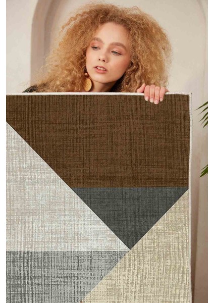 Halı Dekoratif Özel Tasarım Modern İnce Yıkanabilir 800 Gr /M2 Kaymaz Taban Trend Halı modelleri