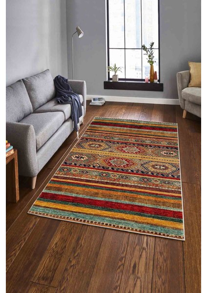 Halı Dekoratif Özel Tasarım Modern İnce Yıkanabilir 800 Gr /M2 Kaymaz Taban Trend Halı