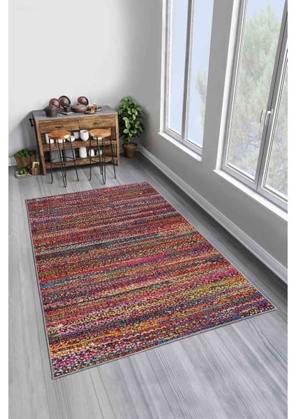 Halı Dekoratif Özel Tasarım Modern İnce Yıkanabilir 800 Gr /M2 Kaymaz Taban Trend Halı