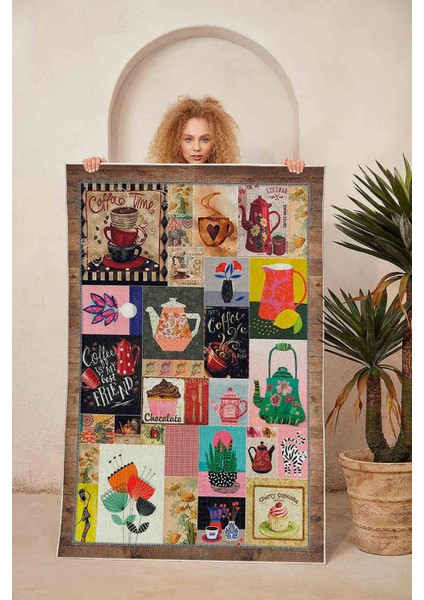 Halı Dekoratif Özel Tasarım Modern İnce Yıkanabilir 800 Gr /M2 Kaymaz Taban Trend Halı fiyatları