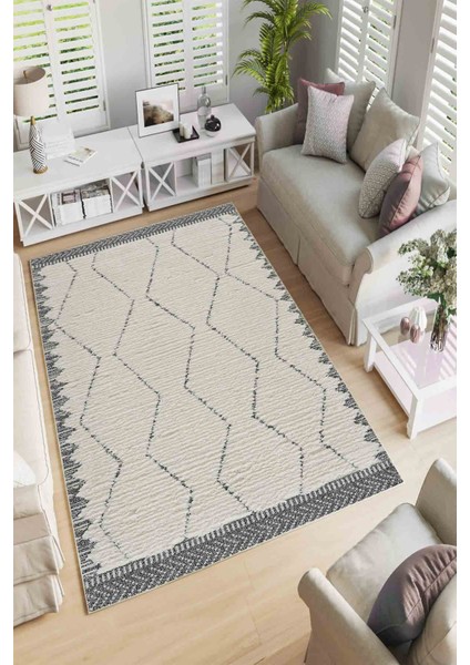 Halı Dekoratif Özel Tasarım Modern İnce Yıkanabilir 800 Gr /M2 Kaymaz Taban Trend Halı