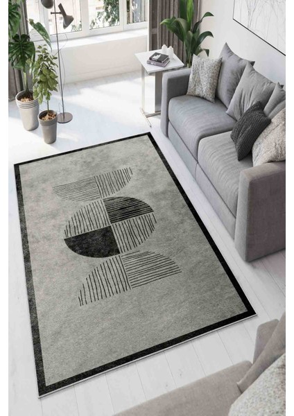 Halı Dekoratif Özel Tasarım Modern İnce Yıkanabilir 800 Gr /M2 Kaymaz Taban Trend Halı