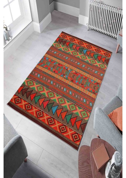 Halı Dekoratif Özel Tasarım Modern İnce Yıkanabilir 800 Gr /M2 Kaymaz Taban Trend Halı