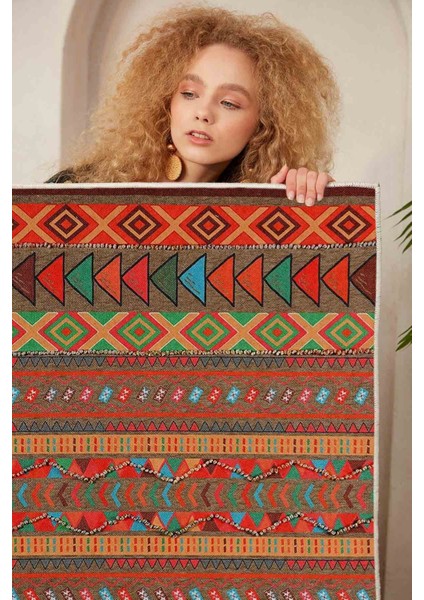 Halı Dekoratif Özel Tasarım Modern İnce Yıkanabilir 800 Gr /M2 Kaymaz Taban Trend Halı modelleri