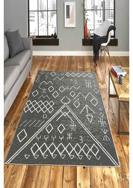 Halı Dekoratif Özel Tasarım Modern İnce Yıkanabilir 800 Gr /M2 Kaymaz Taban Trend Halı