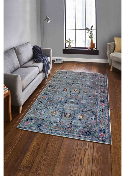 Halı Dekoratif Özel Tasarım Modern İnce Yıkanabilir 800 Gr /M2 Kaymaz Taban Trend Halı