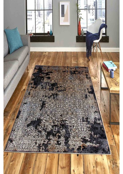 Halı Dekoratif Özel Tasarım Modern İnce Yıkanabilir 800 Gr /M2 Kaymaz Taban Trend Halı