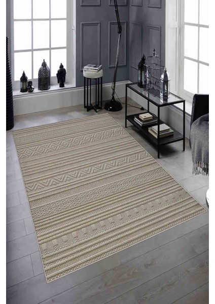 Halı Dekoratif Özel Tasarım Modern İnce Yıkanabilir 800 Gr /M2 Kaymaz Taban Trend Halı