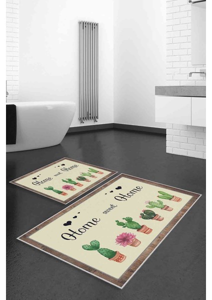 Halı Dekoratif Özel Tasarım Modern İnce Yıkanabilir 800 Gr /M2 Kaymaz Taban Trend Halı