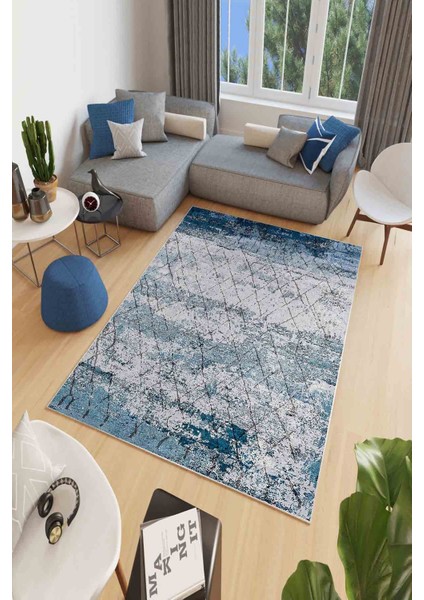 Halı Dekoratif Özel Tasarım Modern İnce Yıkanabilir 800 Gr /M2 Kaymaz Taban Trend Halı