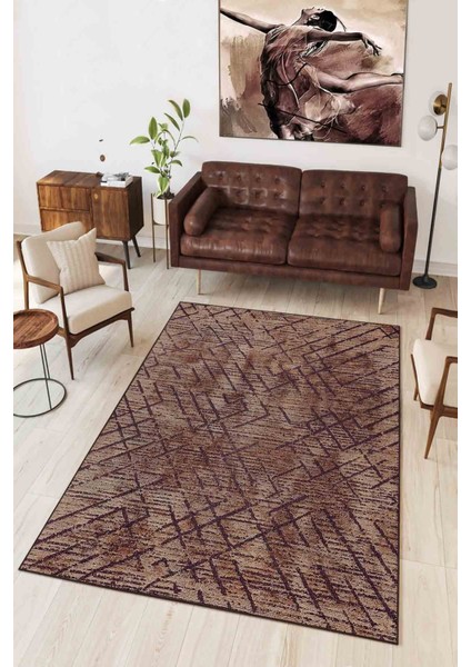 Halı Dekoratif Özel Tasarım Modern İnce Yıkanabilir 800 Gr /M2 Kaymaz Taban Trend Halı