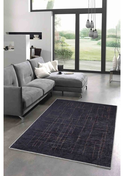 Halı Dekoratif Özel Tasarım Modern İnce Yıkanabilir 800 Gr /M2 Kaymaz Taban Trend Halı