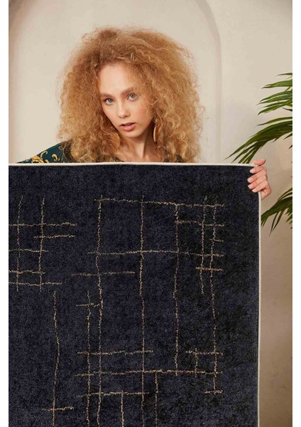 Halı Dekoratif Özel Tasarım Modern İnce Yıkanabilir 800 Gr /M2 Kaymaz Taban Trend Halı modelleri