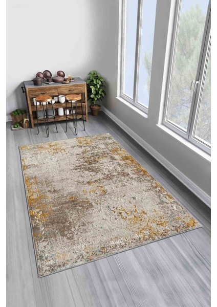 Halı Dekoratif Özel Tasarım Modern İnce Yıkanabilir 800 Gr /M2 Kaymaz Taban Trend Halı