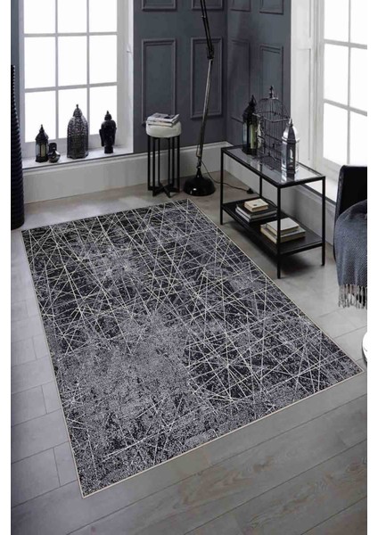 Halı Dekoratif Özel Tasarım Modern İnce Yıkanabilir 800 Gr /M2 Kaymaz Taban Trend Halı