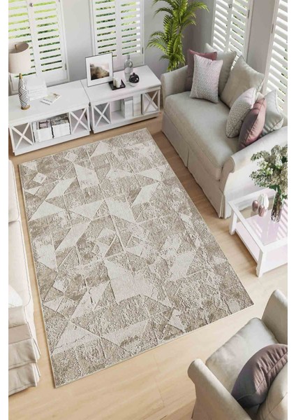 Halı Dekoratif Özel Tasarım Modern İnce Yıkanabilir 800 Gr /M2 Kaymaz Taban Trend Halı
