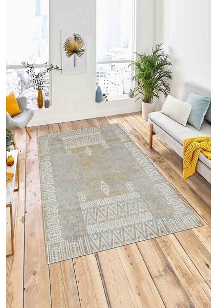 Halı Dekoratif Özel Tasarım Modern İnce Yıkanabilir 800 Gr /M2 Kaymaz Taban Trend Halı