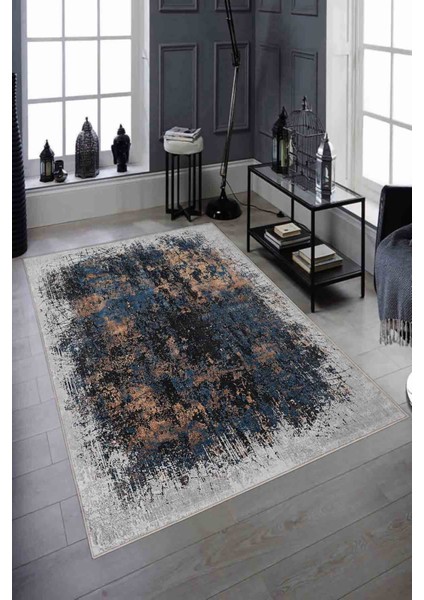 Halı Dekoratif Özel Tasarım Modern İnce Yıkanabilir 800 Gr /M2 Kaymaz Taban Trend Halı