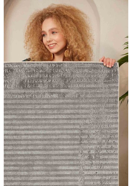 Halı Dekoratif Özel Tasarım Modern İnce Yıkanabilir 800 Gr /M2 Kaymaz Taban Trend Halı