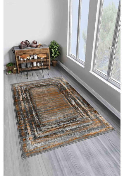 Halı Dekoratif Özel Tasarım Modern İnce Yıkanabilir 800 Gr /M2 Kaymaz Taban Trend Halı