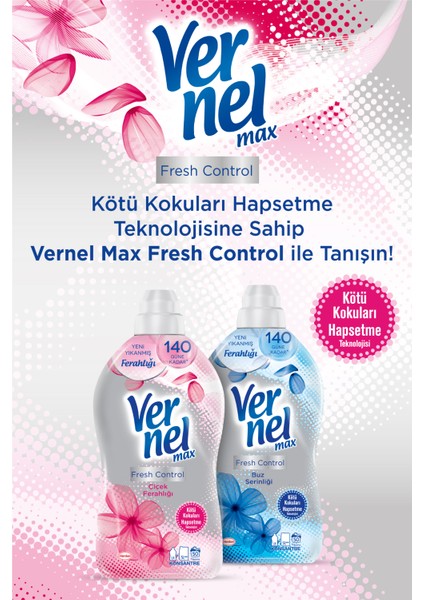 Max Konsantre Çamaşır Yumuşatıcısı 1320ml (55 Yıkama) Buz Serinliği