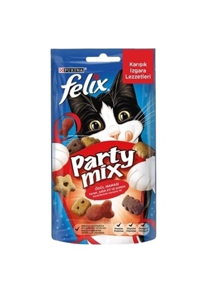 Purina Felix Party Mix Ödül Maması Karışık Izgara Lezzetleri (60 G)