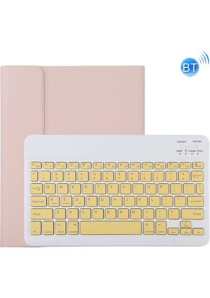 Mavitooth Sarı Klavye Mikrofiber Deri Koruyucu Kılıf (Pembe) (Yurt Dışından)