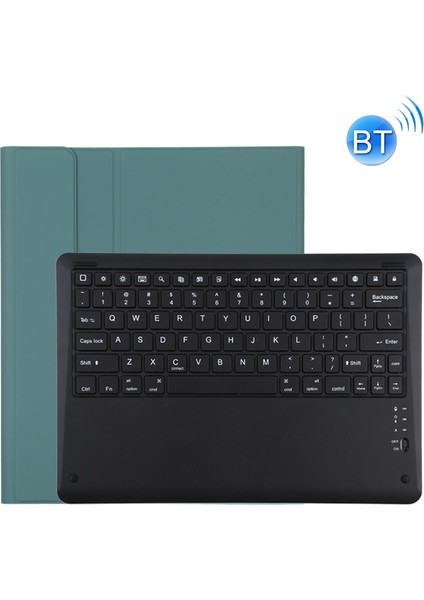 Zsunsky Shop T129 İpad Pro İçin Mavitooth Klavye Kılıfı 12.9 Inç (2020) (Koyu Yeşil) (Yurt Dışından)