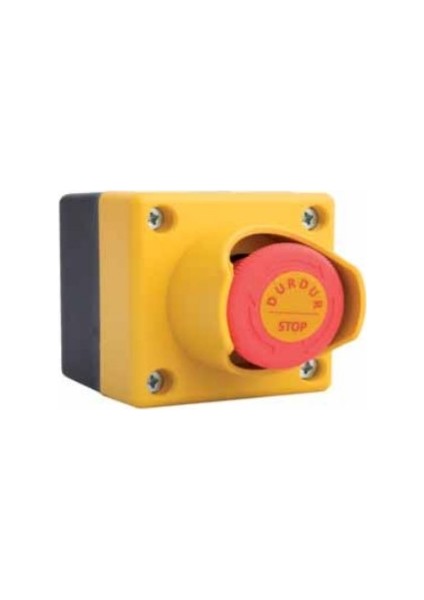 Acil Stop 40MM 1nc Kalıcı Korumalı Kutulu