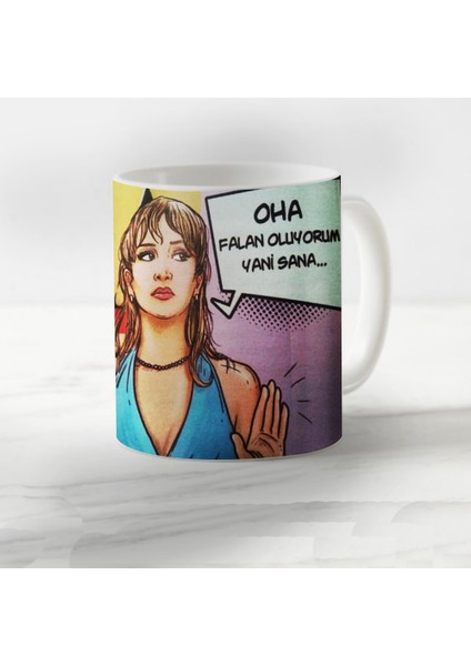 Avrupa Yakası Selin Karakterli Kupa-Bardak