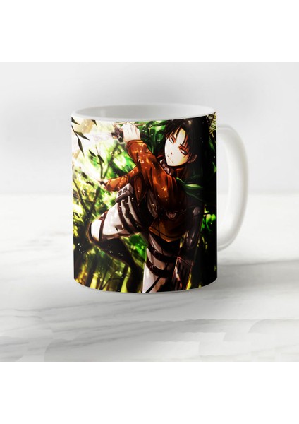 Attack On Titan Anime Model 39 Kupa Bardak