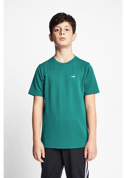 Turkuaz Çocuk Kısa Kollu T-Shirt 22S-3298-22N