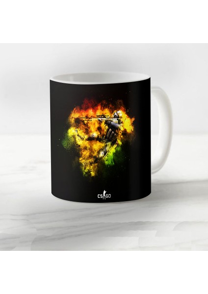 Cs Go Model 27 Desenli Kupa Bardak