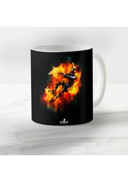 Cs Go Model 26 Desenli Kupa Bardak