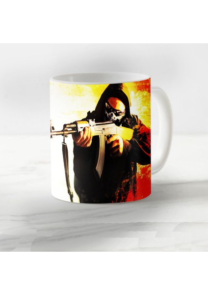 Cs Go Model 41 Desenli Kupa Bardak