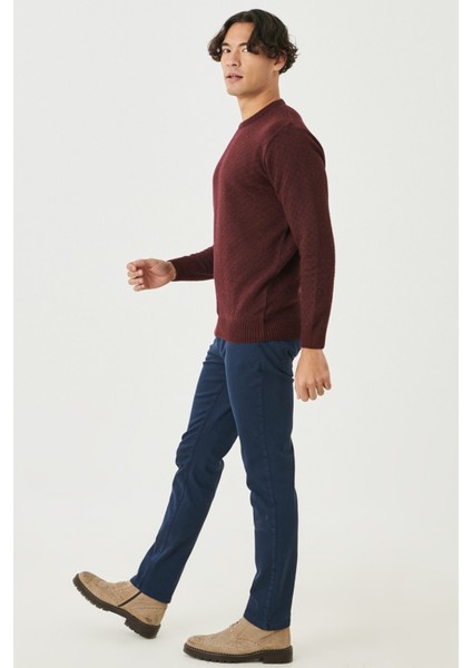 ALTINYILDIZ CLASSICS Erkek Lacivert 360 Derece Her Yöne Esneyen Slim Fit Dar Kesim Pamuklu Esnek Rahat Pantolon modelleri