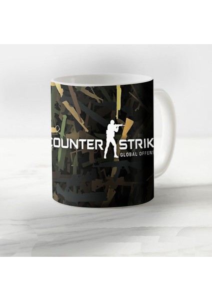 Cs Go Model 86 Desenli Kupa Bardak